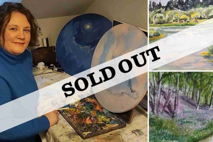 Landscape watercolours with Jaclyn sold out